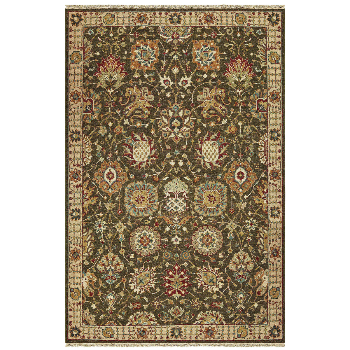 Tommy Bahama Home Angora 12304 Brown/Ivory-Area Rug-Tommy Bahama Home-6&#39; X 9&#39;-The Rug Truck
