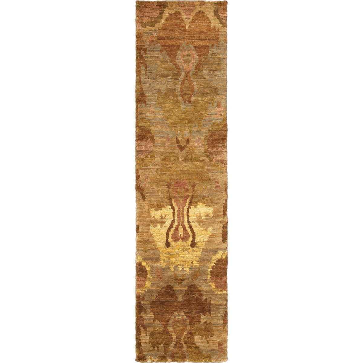 Tommy Bahama Home Ansley 50903 Beige/Orange-Area Rug-Tommy Bahama Home-2&#39; 6&quot; X 10&#39; 0&quot;-The Rug Truck