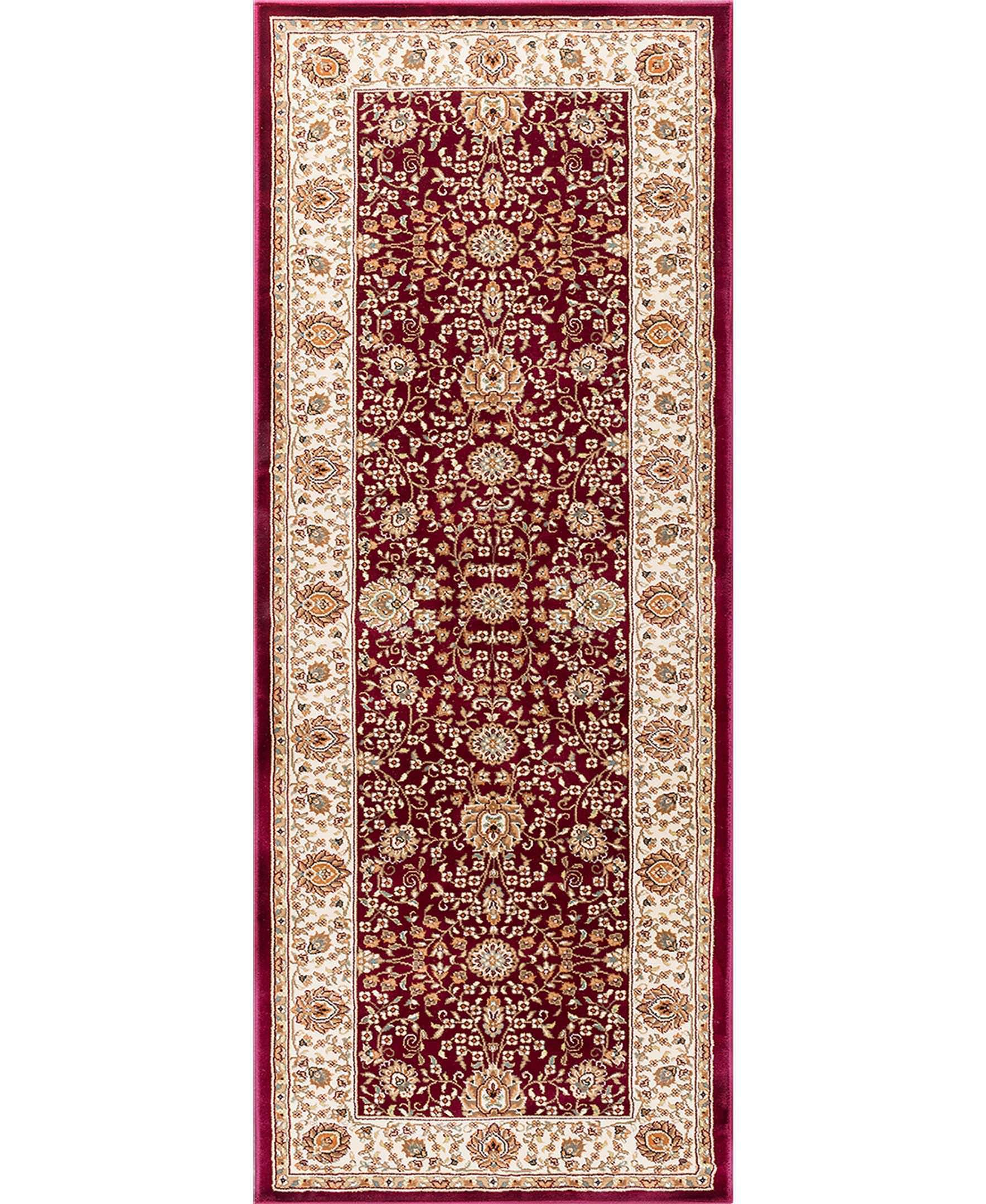 Brighton Kashan Red-Area Rugs-The Rug Truck-3'11" x 5'11'-The Rug Truck