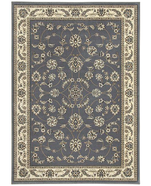 Florence Isfahan Grey/Blue-Area Rugs-KM Home-4 Piece Set-The Rug Truck