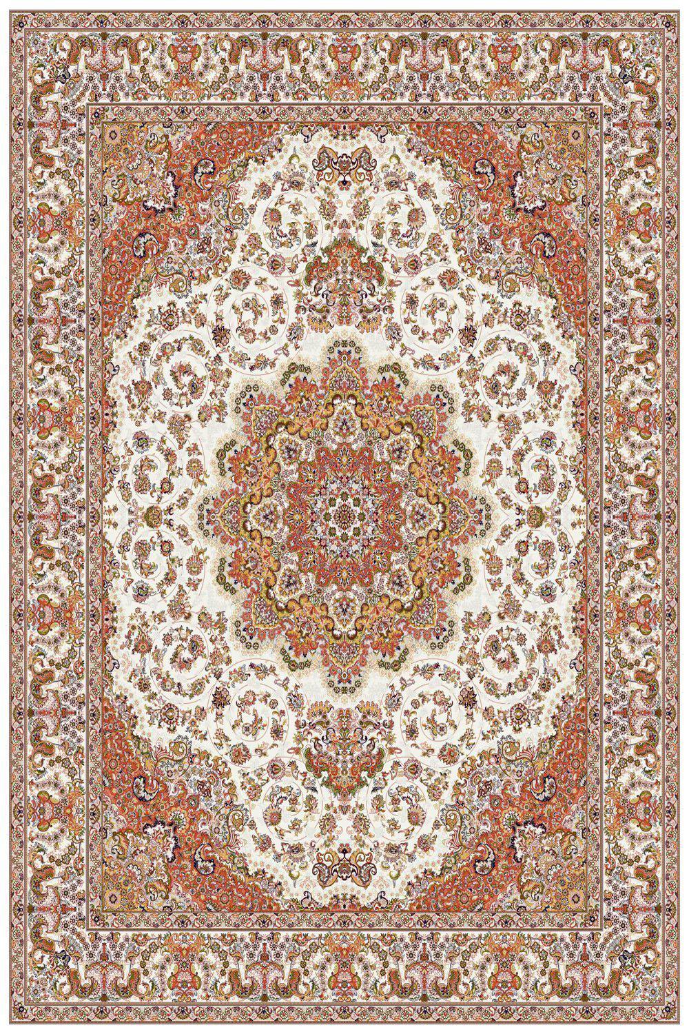 Persian Treasures - Shah - Cream-Area Rugs-Kenneth Mink Home-2&#39; x 3 &#39;-The Rug Truck