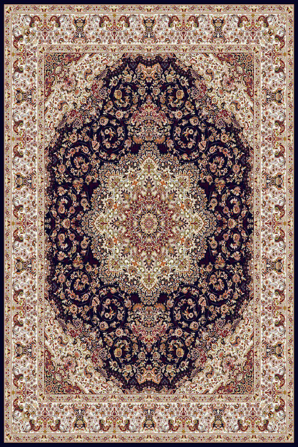 Persian Treasures - Shah - Navy-Area Rugs-Kenneth Mink Home-2' x 3 '-The Rug Truck