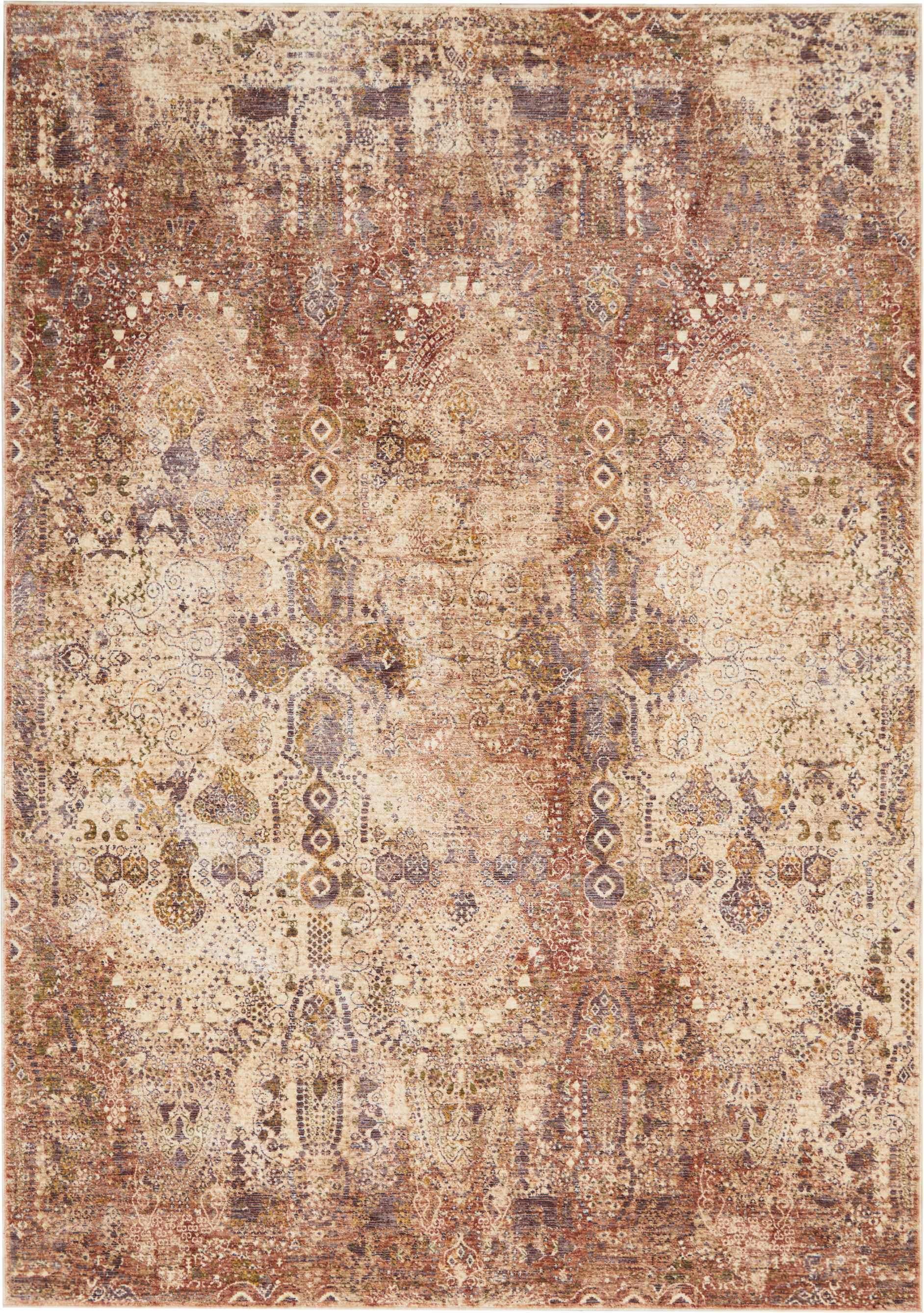 Taza TAZ01 Lavar Red-Area Rugs-Kenneth Mink Home-3' x 5'-The Rug Truck