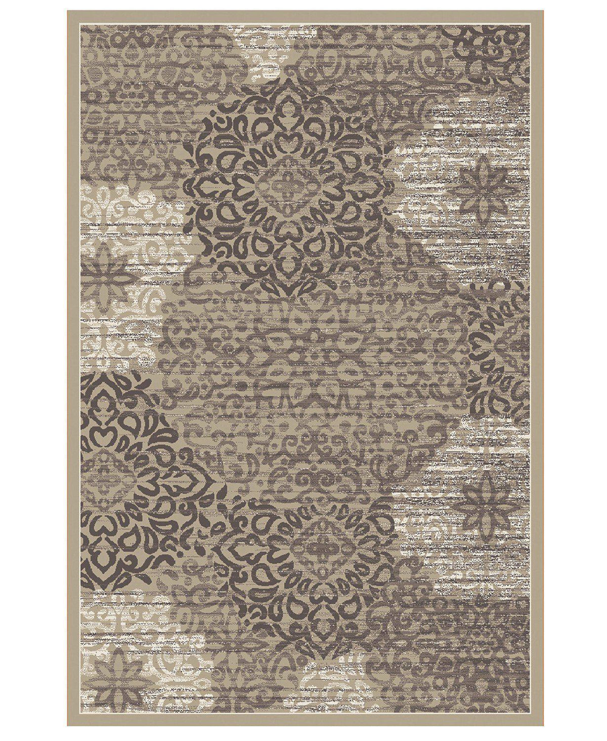 Teramo Intrigue Beige-Area Rugs-KM Home-2&#39; 02&#39;&#39; x 7&#39; 07&#39;&#39;-The Rug Truck
