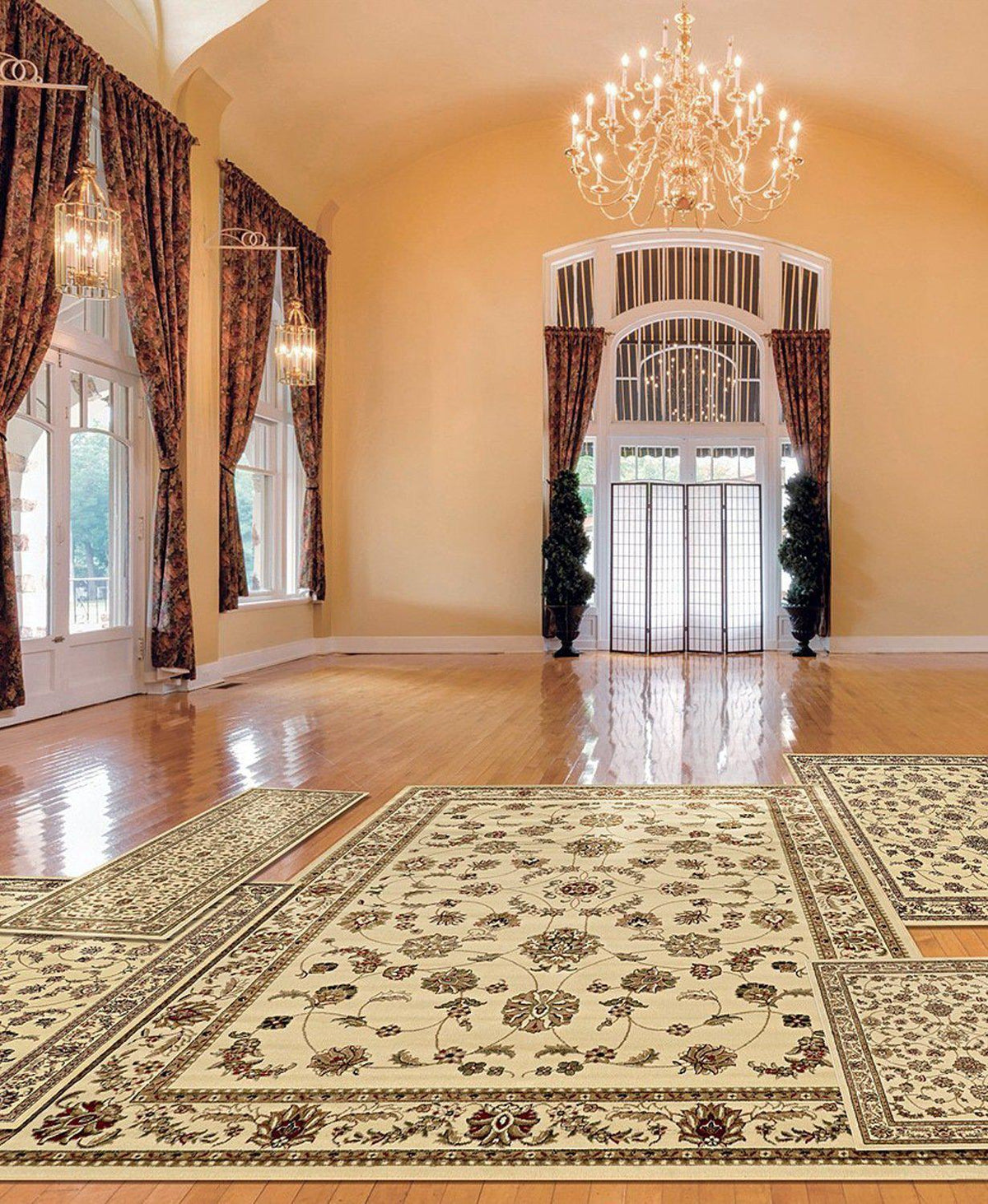 Tuscany Isfahan White-Area Rugs-Kenneth Mink Home-The Rug Truck