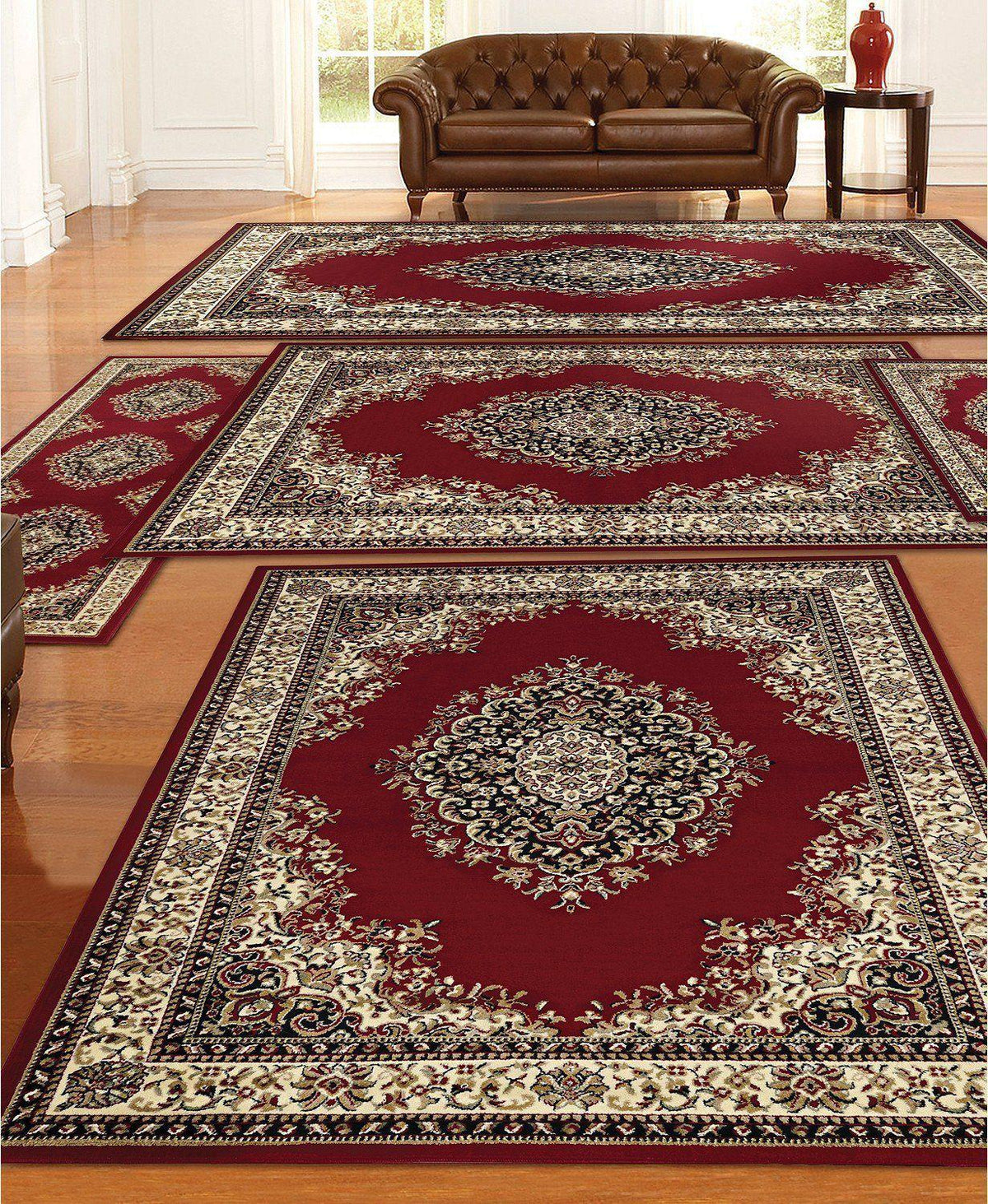 Tuscany Kerman Red-Area Rugs-Kenneth Mink Home-The Rug Truck