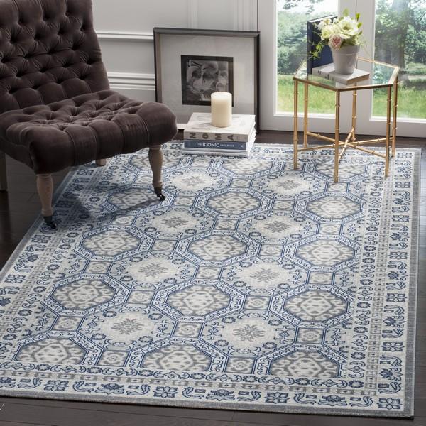 Safavieh Artisan 320 Silver / Blue-Area Rug-Safavieh-The Rug Truck