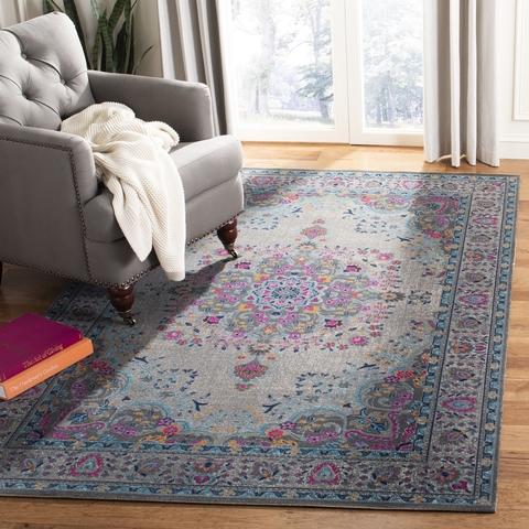 Safavieh Artisan 334 Grey / Fuchsia-Area Rug-Safavieh-The Rug Truck