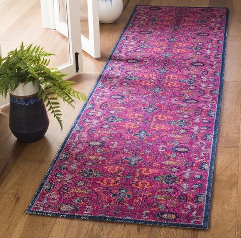 Safavieh Artisan 338 Fuchsia / Multi-Area Rug-Safavieh-The Rug Truck