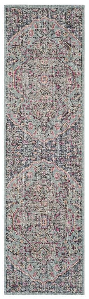 Safavieh Artisan 501 Light Blue / Navy-Area Rug-Safavieh-The Rug Truck