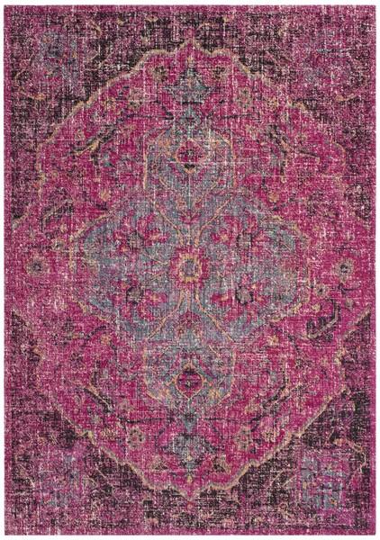 Safavieh Artisan 501 Fuchsia / Anthracite-Area Rug-Safavieh-The Rug Truck