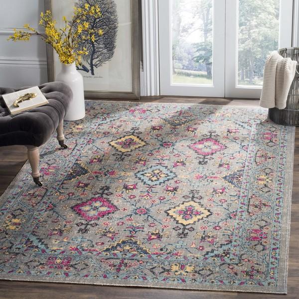 Safavieh Artisan 513 Light Grey / Light Blue-Area Rug-Safavieh-The Rug Truck