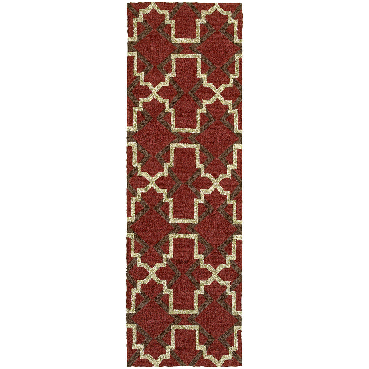 Tommy Bahama Home Atrium 51103 Red/Brown-Area Rug-Tommy Bahama Home-2&#39; 6&quot; X 8&#39; 0&quot;-The Rug Truck