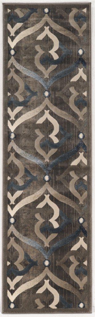 Auguri 3796 Brown Area Rug 22 X 77