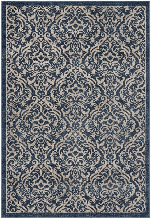 Safavieh Brentwood 810 Navy / Creme-Area Rug-Safavieh-The Rug Truck