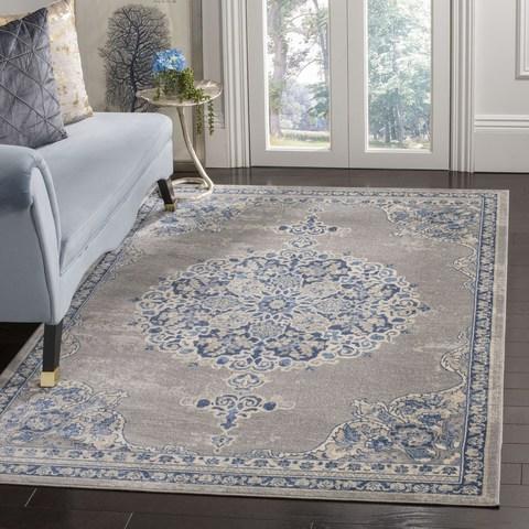 Safavieh Brentwood 867 Light Grey / Blue-Area Rug-Safavieh-The Rug Truck