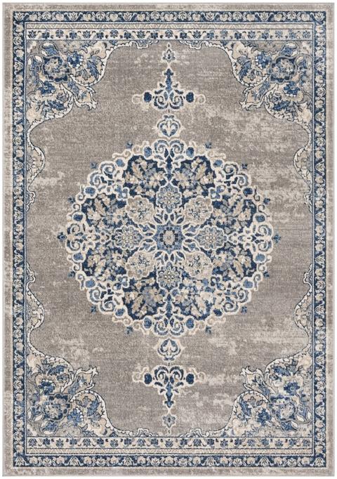 Safavieh Brentwood 867 Light Grey / Blue-Area Rug-Safavieh-The Rug Truck