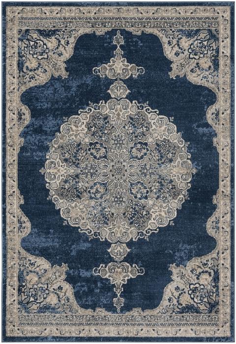 Safavieh Brentwood 867 Navy / Light Grey-Area Rug-Safavieh-The Rug Truck