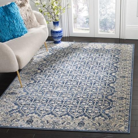 Safavieh Brentwood 869 Navy / Light Grey-Area Rug-Safavieh-The Rug Truck