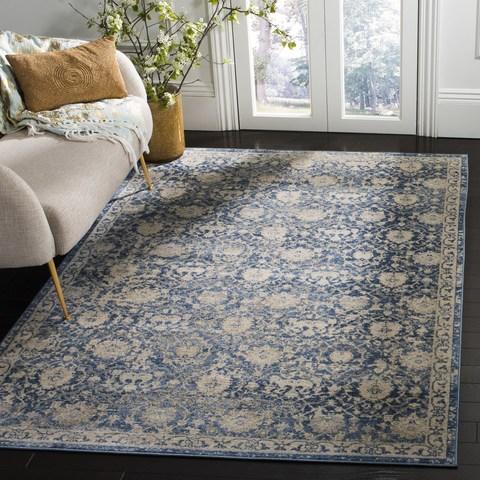 Safavieh Brentwood 896 Navy / Creme-Area Rug-Safavieh-The Rug Truck