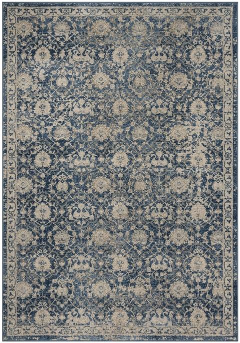 Safavieh Brentwood 896 Navy / Creme-Area Rug-Safavieh-The Rug Truck
