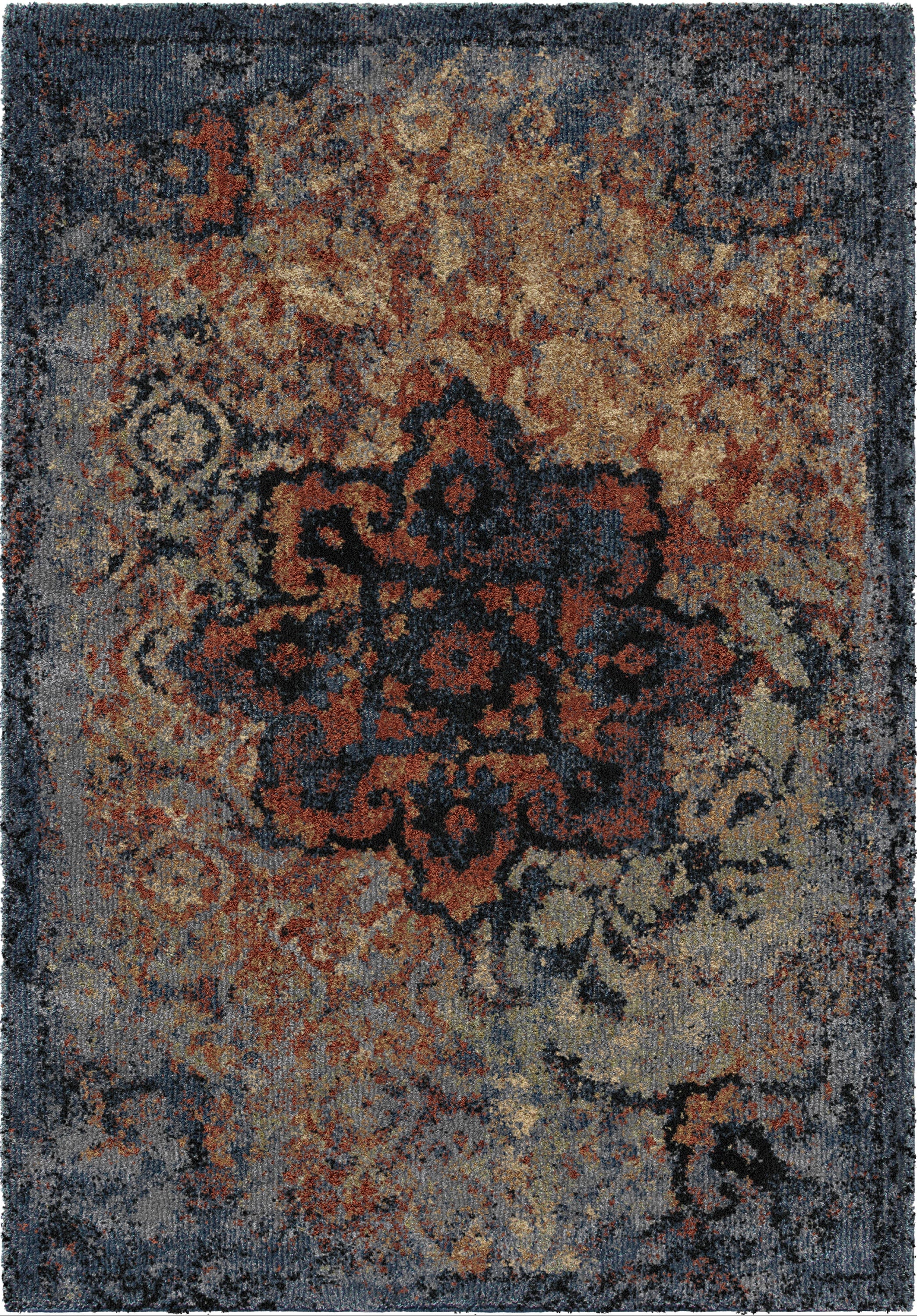 Orian Distressed Kirman Sunshine Area Rug - The Rug Truck