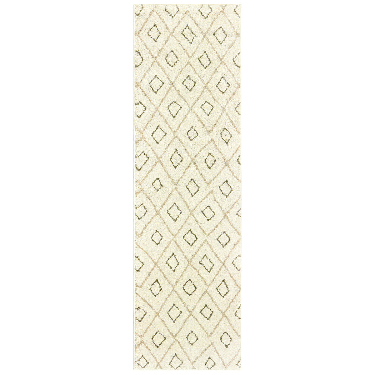 Daly 3943g Ivory Area Rug (2&#39; 3&quot; X  7&#39; 6&quot;)