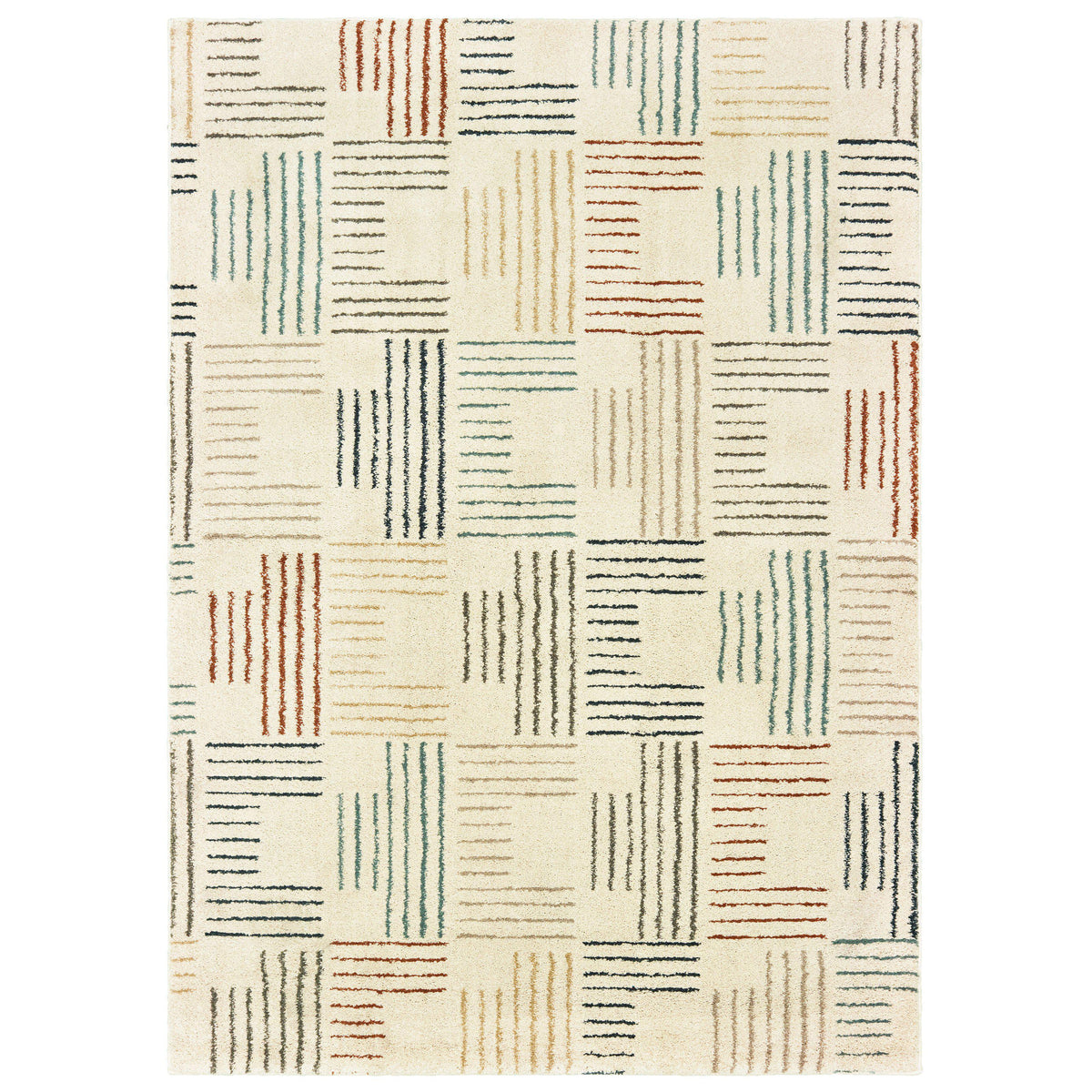 The Rug Truck Daly 9663a Ivory Area Rug (7&#39;10&quot; X 10&#39;)