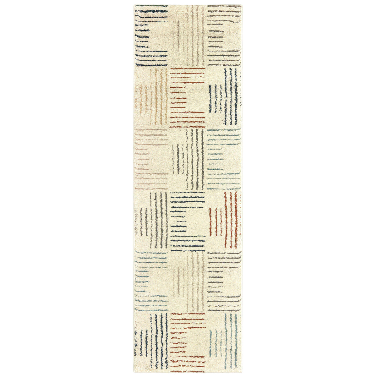 Daly 9663a Ivory Area Rug (2&#39; 3&quot; X  7&#39; 6&quot;)
