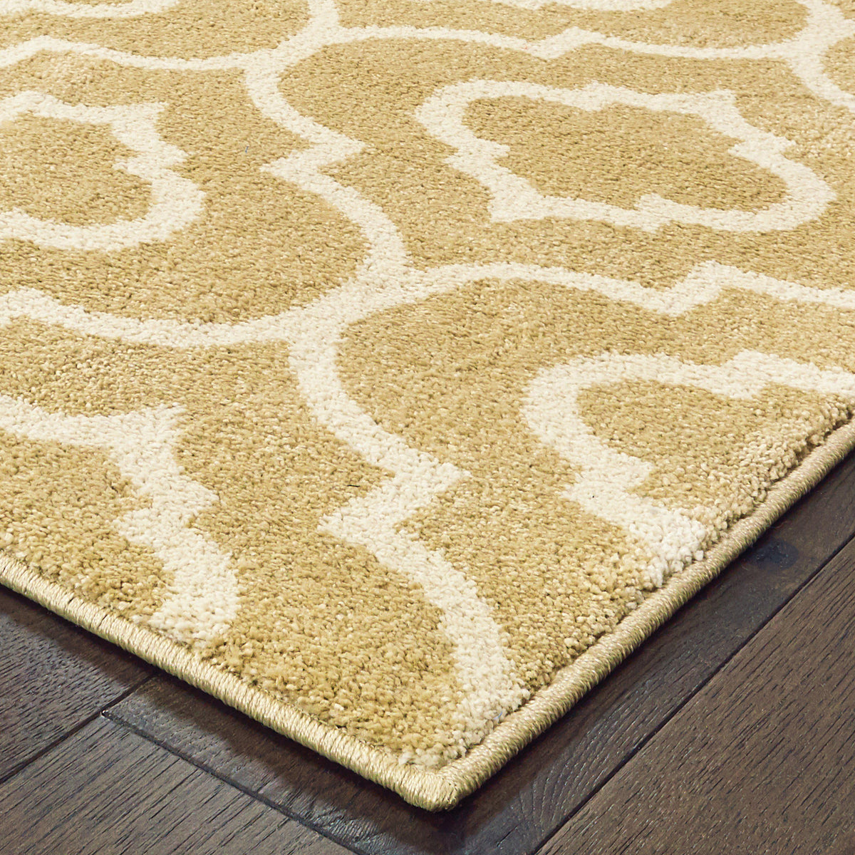 Daly 9672e Gold Area Rug (7&#39;10&quot; X 10&#39;)
