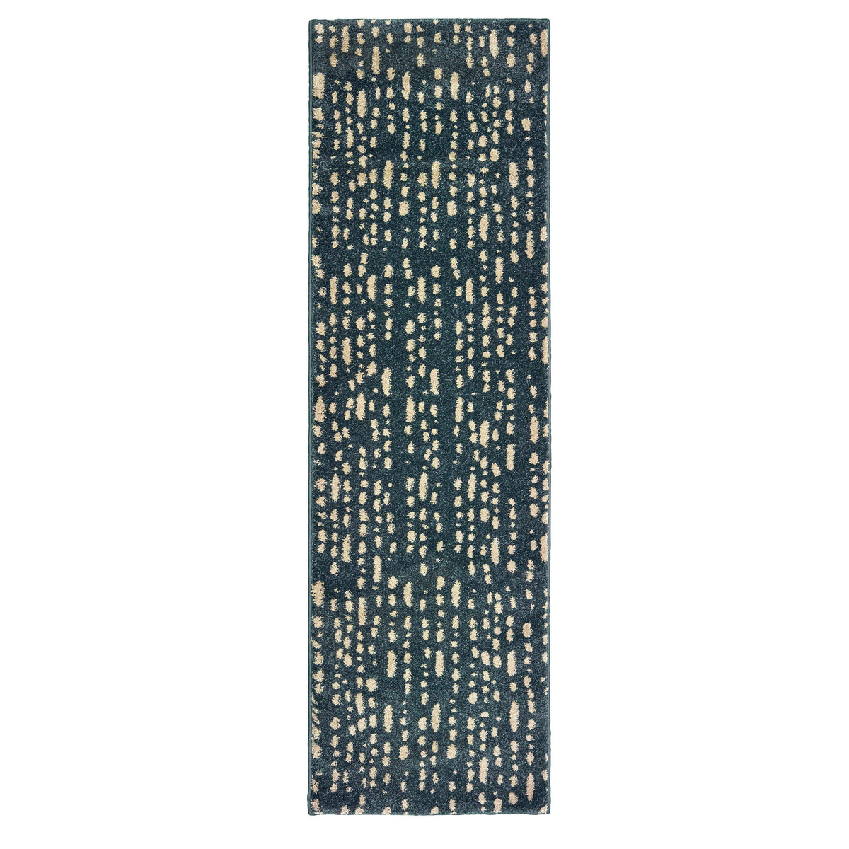 Daly 9673b Blue Area Rug (2&#39; 3&quot; X  7&#39; 6&quot;)