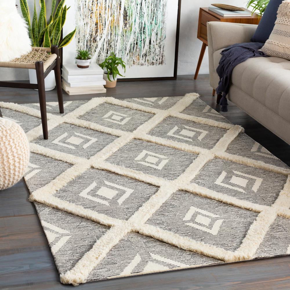 Calphurnia Charcoal 9&#39; x 12&#39; Rug