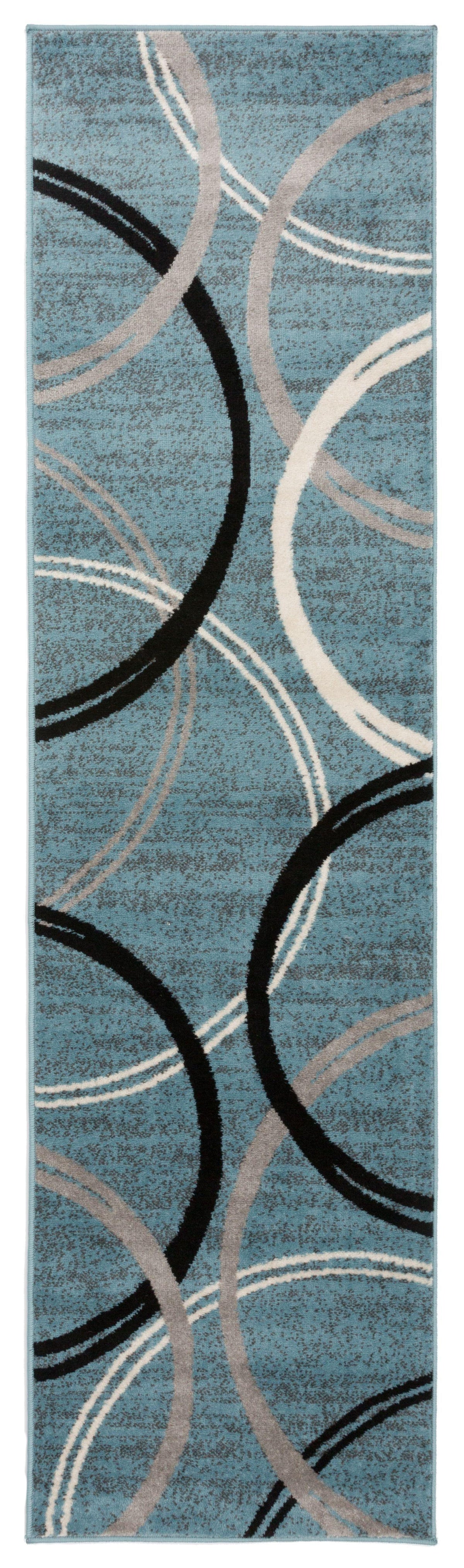 Toscana 377 Blue Area Rug-Area Rug-World Rug Gallery-2&#39; x 7&#39;2&quot;-The Rug Truck