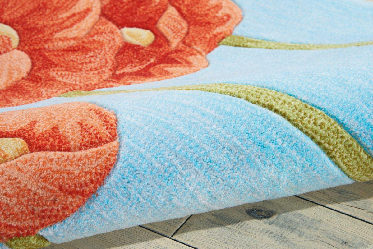 Create CRN79 Blue Area Rug-Area Rug-The Rug Truck-The Rug Truck