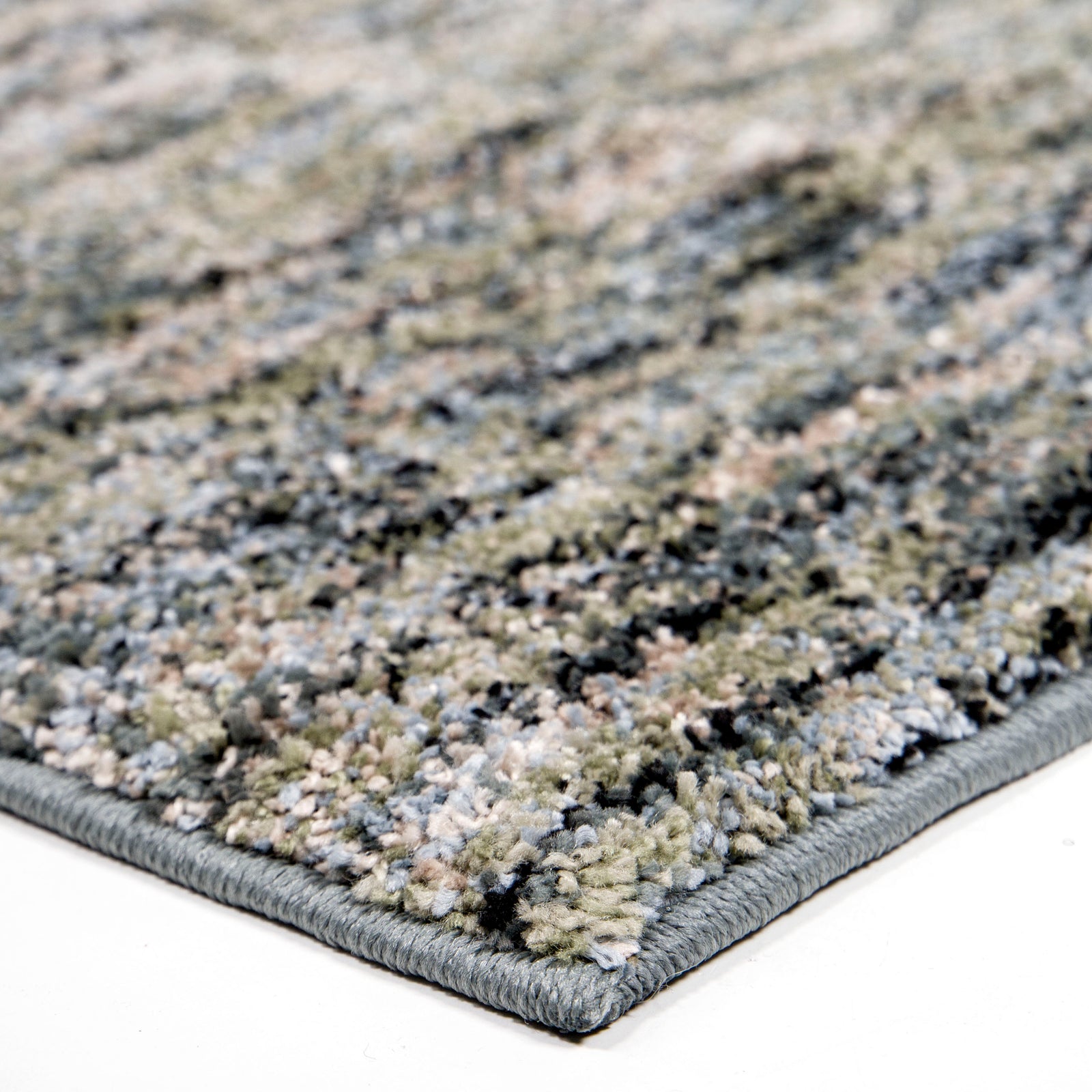 Palmetto Living Next Generation Multi Solid Blue Area Rug - 7'10" x 10'10"