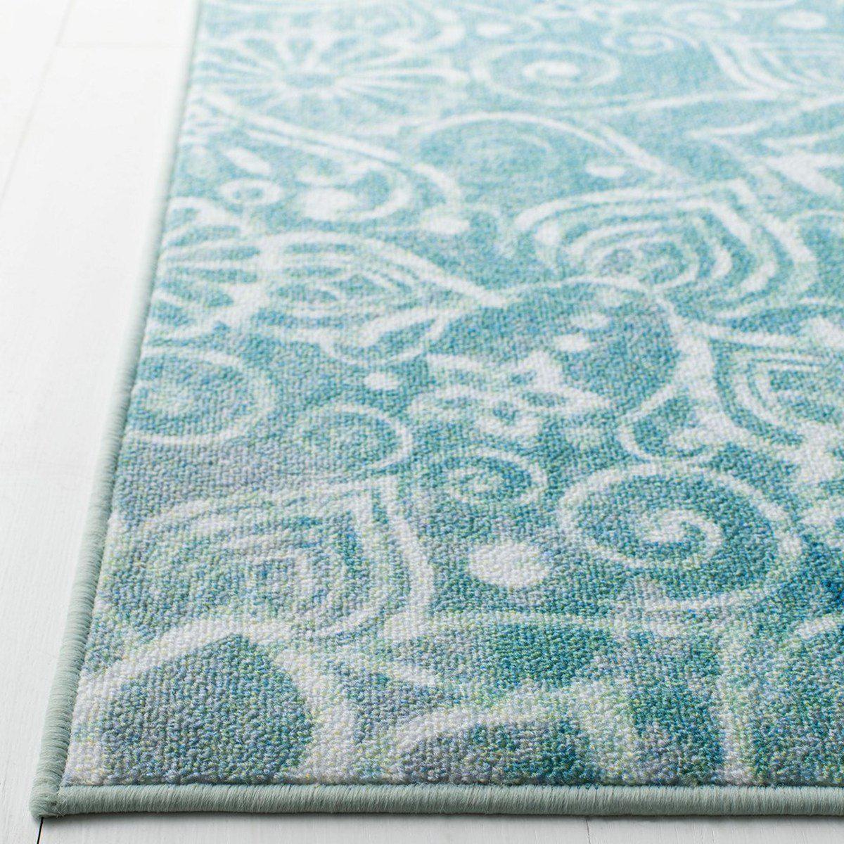 Safavieh Collection Inspired by Disney’s Live Action Film Aladdin - Dream Rug, Turquoise / Gold-Area Rug-Safavieh-The Rug Truck