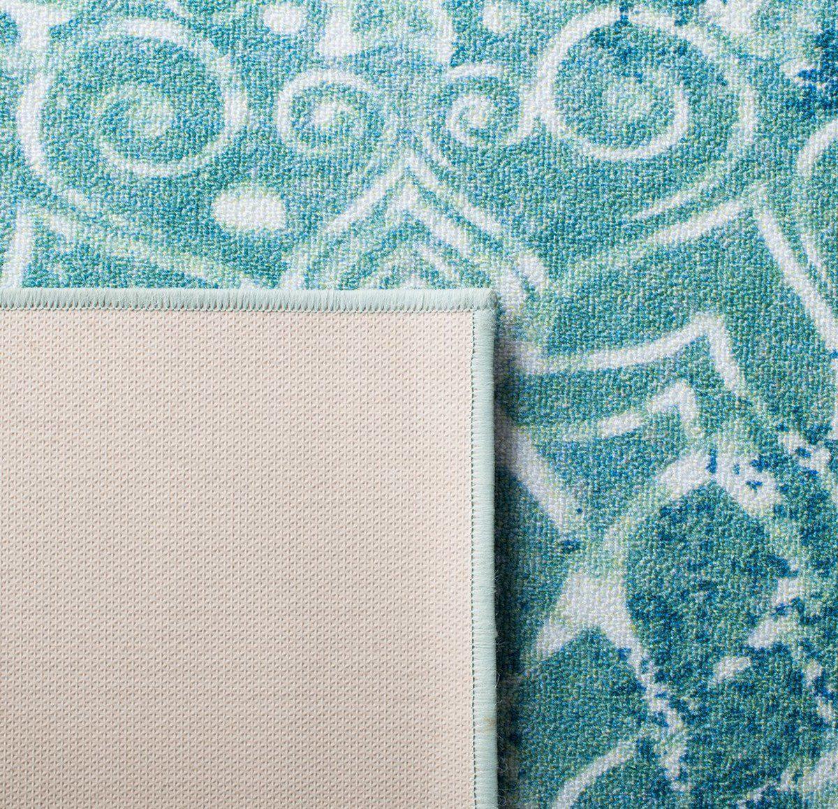 Safavieh Collection Inspired by Disney’s Live Action Film Aladdin - Dream Rug, Turquoise / Gold-Area Rug-Safavieh-The Rug Truck