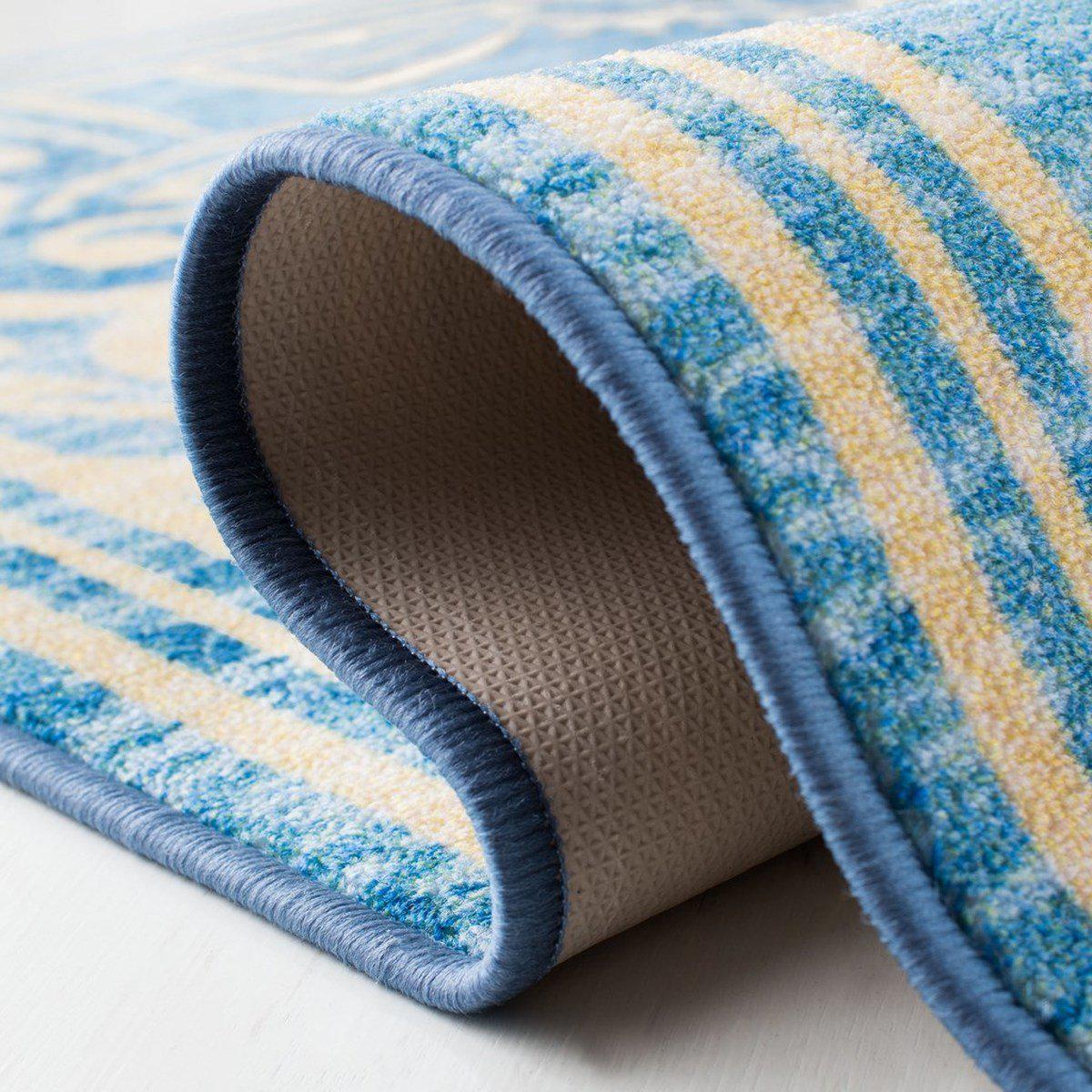 Safavieh Collection Inspired by Disney’s Live Action Film Aladdin - Wonder Rug, Turquoise / Gold-Area Rug-Safavieh-The Rug Truck