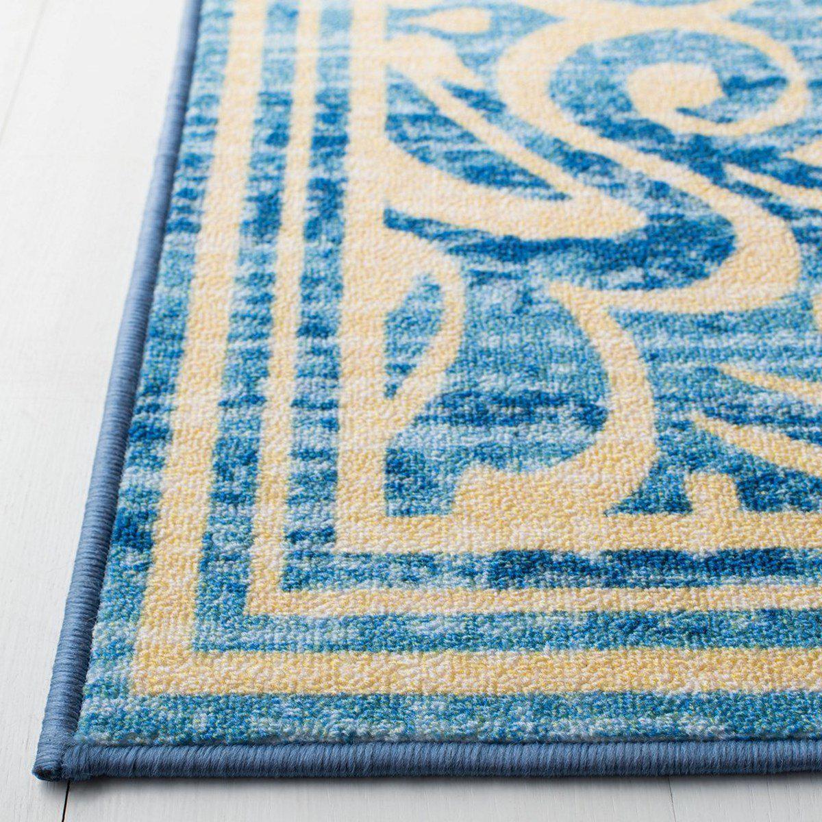 Safavieh Collection Inspired by Disney’s Live Action Film Aladdin - Wonder Rug, Turquoise / Gold-Area Rug-Safavieh-The Rug Truck
