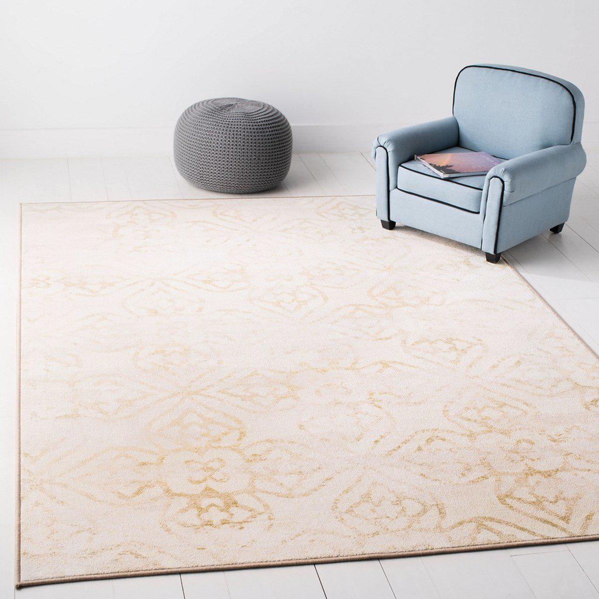 Safavieh Collection Inspired by Disney’s Live Action Film Aladdin - Desert Rug, Ivory / Gold-Area Rug-Safavieh-2' 3" X 3' 9"-The Rug Truck