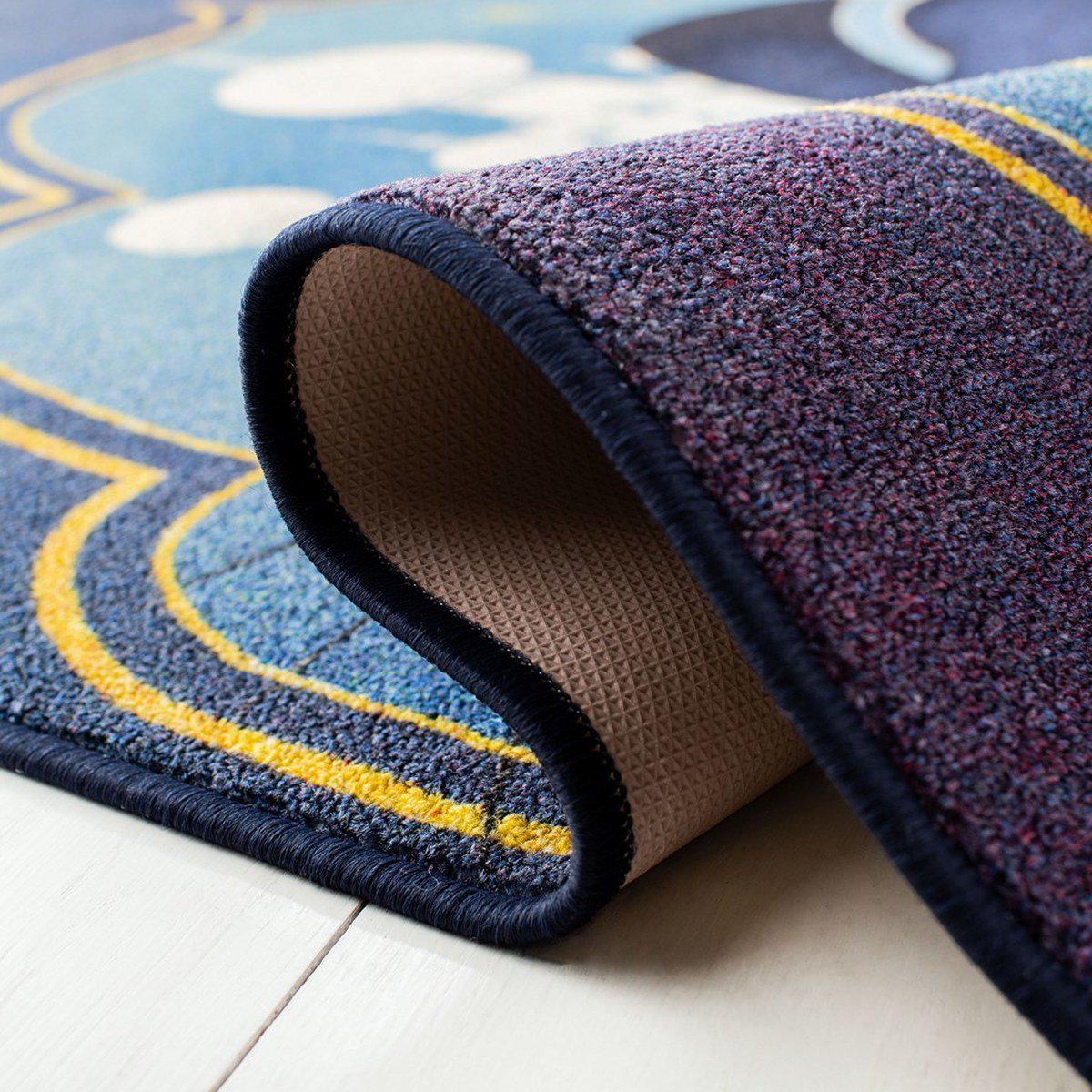 Safavieh Collection Inspired by Disney’s Aladdin - Heart Of Courage Rug, Blue / Turquoise-Area Rug-Safavieh-The Rug Truck