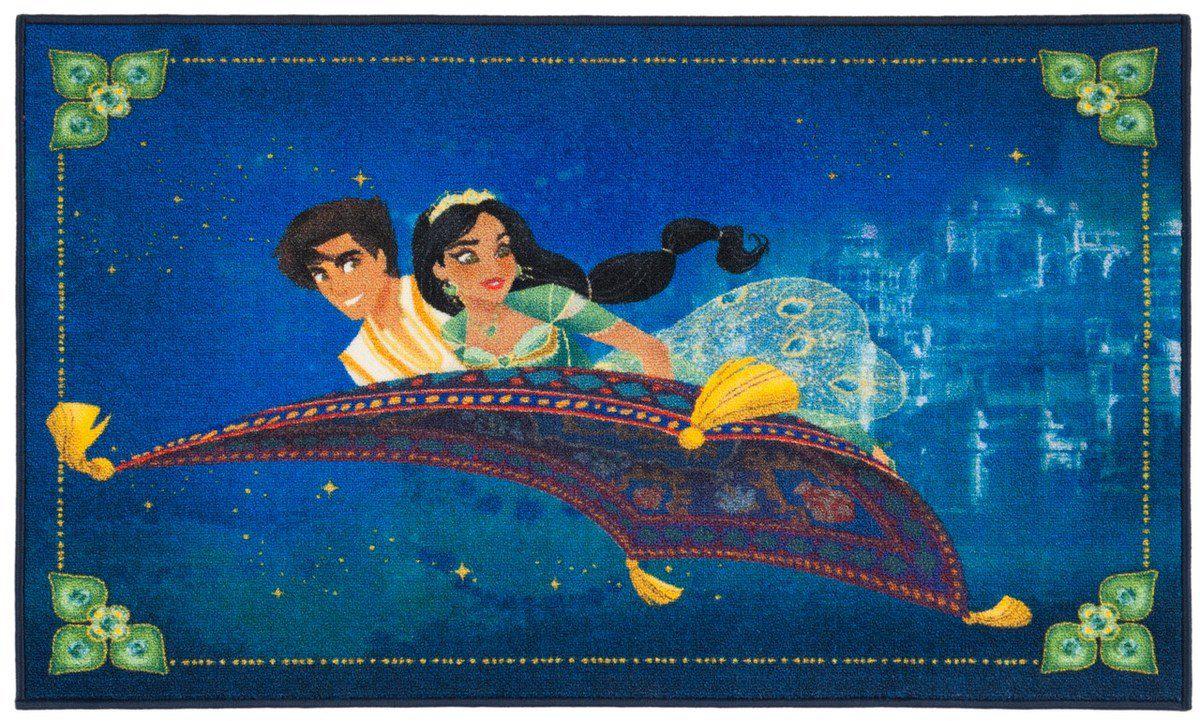 Safavieh Collection Inspired by Disney’s Live Action Film Aladdin - Aladdin And Jasmine Rug, Blue / Green-Area Rug-Safavieh-2' 3" X 3' 9"-The Rug Truck