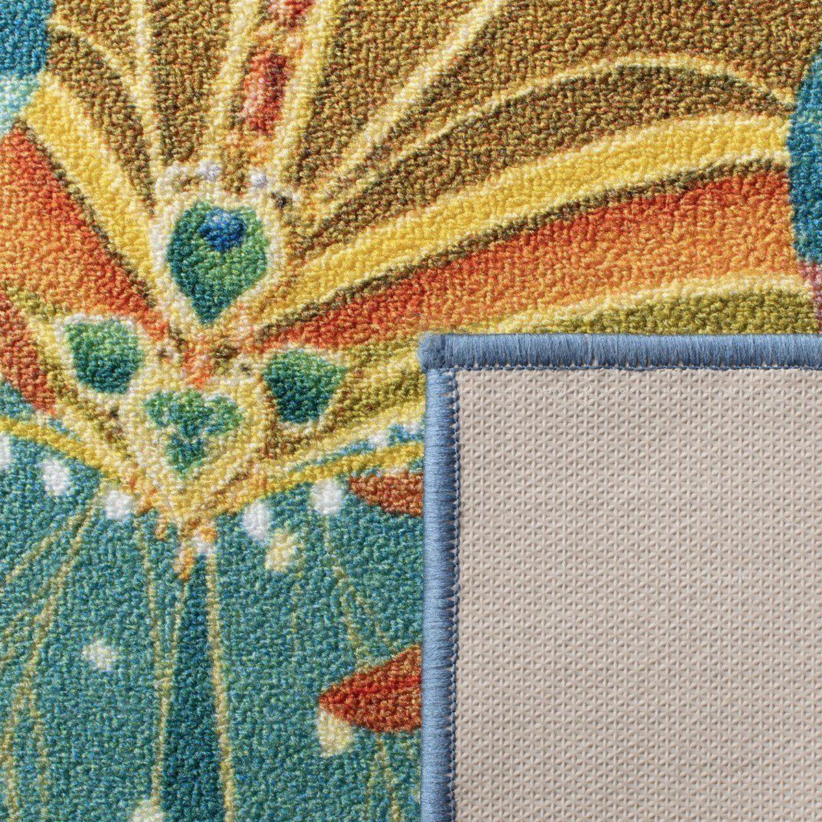 Safavieh Collection Inspired by Disney’s Live Action Film Aladdin - Free To Dream Rug, Turquoise / Pink-Area Rug-Safavieh-The Rug Truck