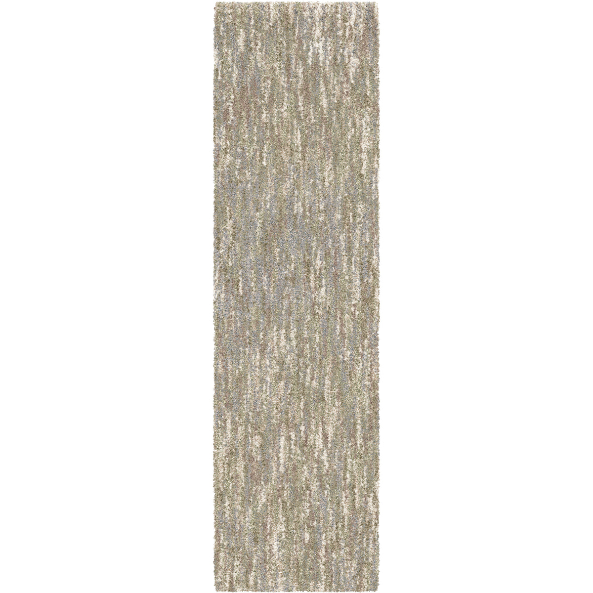 Palmetto Living Next Generation Multi solid Wintermoss Area Rug - 2&#39;3&quot; x 8&#39;0&quot;