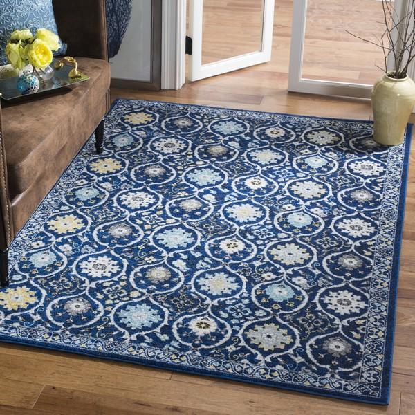 Safavieh Evoke 210 Royal / Ivory-Area Rug-Safavieh-The Rug Truck