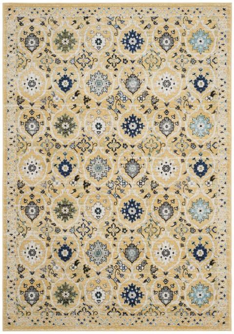 Safavieh Evoke 210 Gold / Ivory-Area Rug-Safavieh-The Rug Truck