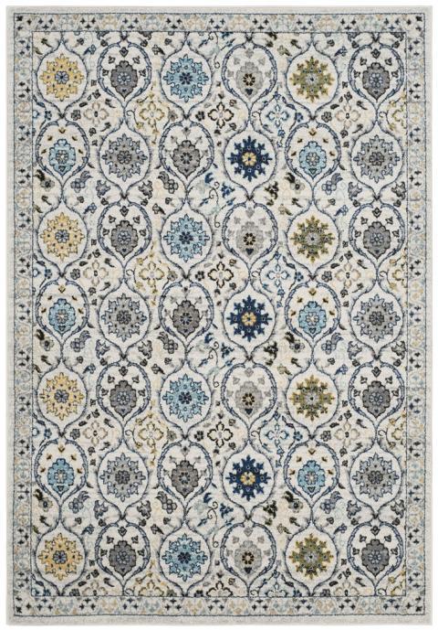 Safavieh Evoke 210 Ivory / Blue-Area Rug-Safavieh-The Rug Truck