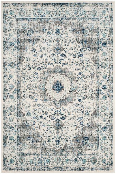 Safavieh Evoke 220 Grey / Ivory-Area Rug-Safavieh-The Rug Truck