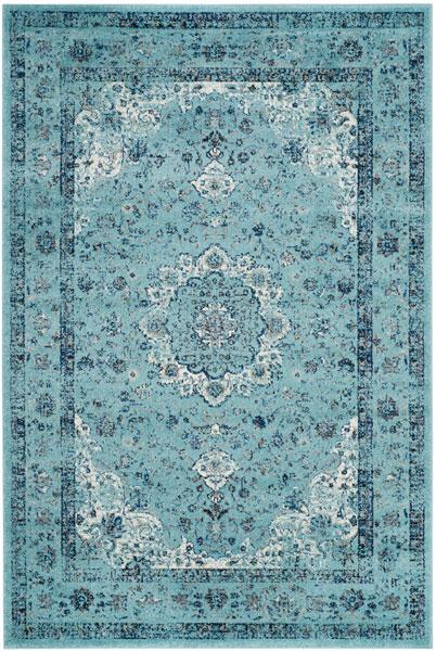 Safavieh Evoke 220 Light Blue / Light Blue-Area Rug-Safavieh-The Rug Truck