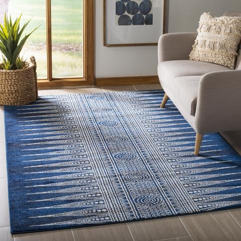 Safavieh Evoke 226 Royal / Ivory-Area Rug-Safavieh-The Rug Truck